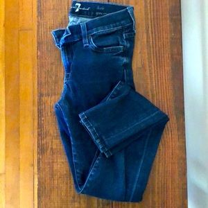7 For All Mankind skinny ankle jeans